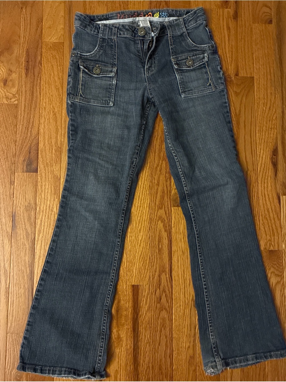 Mudd Women's Bootcut Jeans with Front and Back Pocket Details